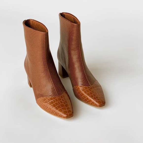 Matisse Clyde Vegan Leather Ankle Boot Cognac Size 7.5 - Picture 1 of 5